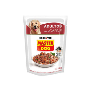 Pouch Master Dog Adulto - Sabor Carne (100 gr.)