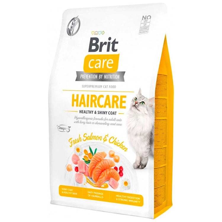 Brit Care para Gatos Haircare Healthy & Shiny Coat - Salmon & Chicken