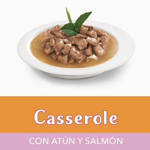 Pouch Fancy Feast Casserole Atún & Salmón (85 gr.)