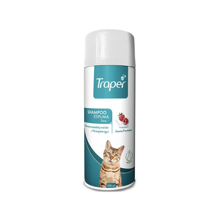 Shampoo en espuma seca Traper para gato