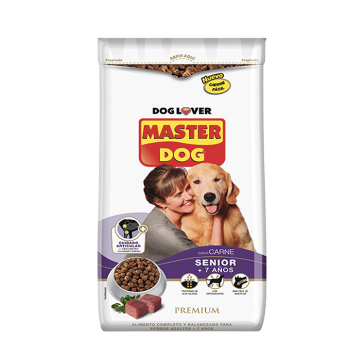 Master Dog Senior +7 - Sabor Carne