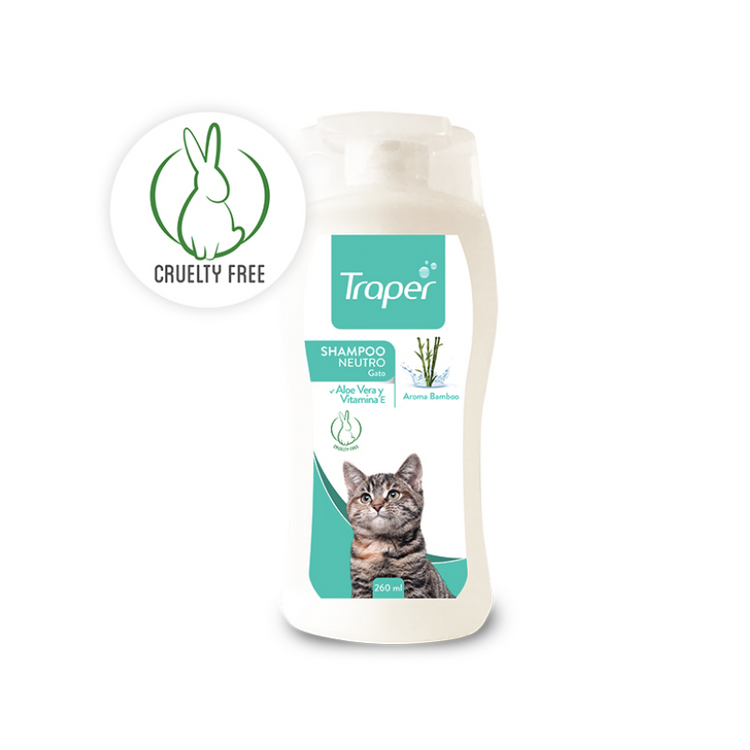 Shampoo neutro para gatos Traper