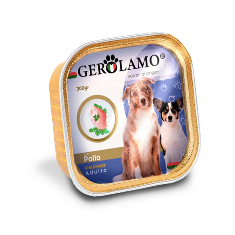 Gerolamo Paté para Perro Adulto - Sabor Pollo (300 gr.)