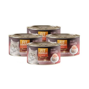 Pack 4 latas Fit Formula Gourmet Atún y camarón