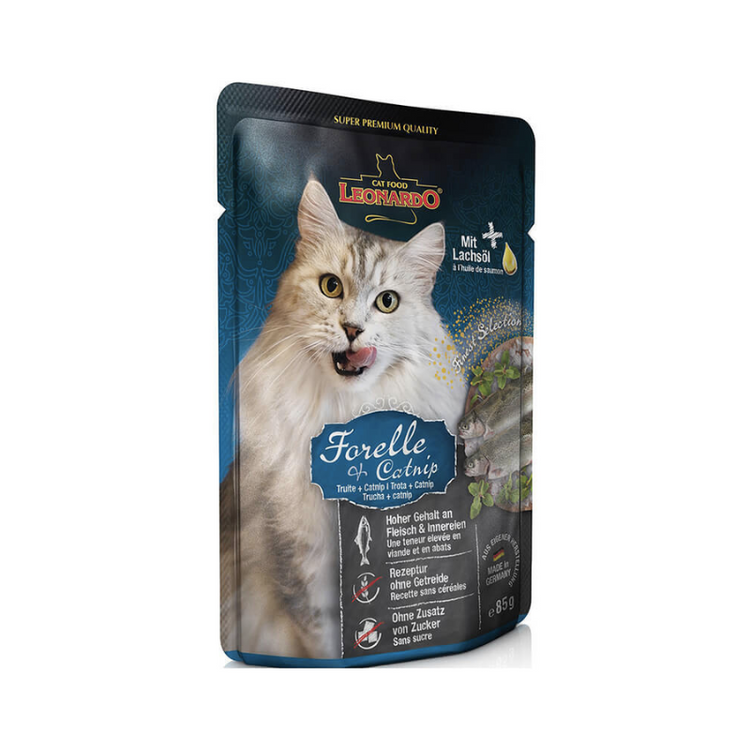 Pouch Leonardo - Trucha y catnip