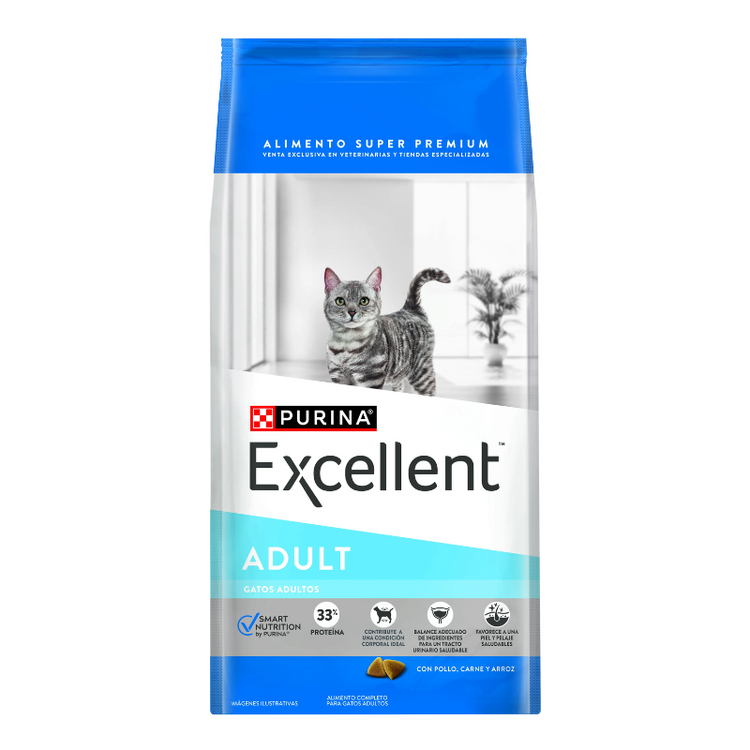 Excellent gato adulto 3 Kg.