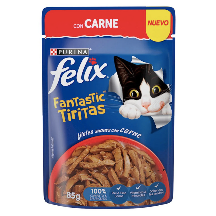 Pouch Felix Fantastic Tiritas - Carne (85 gr.)