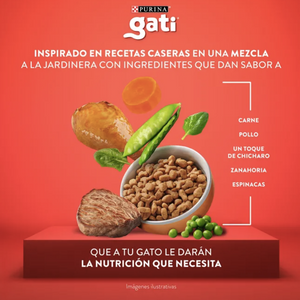 Gati para Gatitos Sabor Mix de Carnes (1 Kg.)