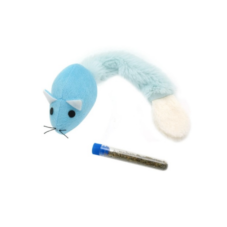 Ratón de juguete con catnip