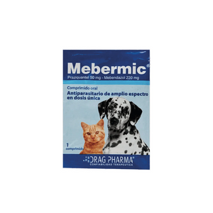 Antiparasitario interno Mebermic para perros y gatos