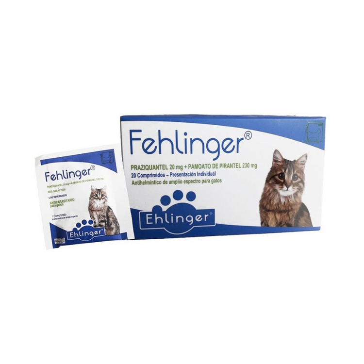 Fehlinger Antiparasitario para gatos - 1 comprimido