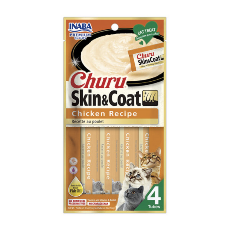 Churu Skin & Coat Pollo (4 un.)