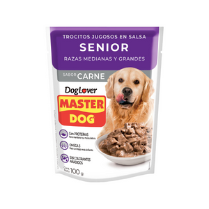 Pouch Master Dog Senior - Carne 100 gr.