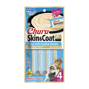 Churu Skin & Coat - Atún con Ostión (4 un.)