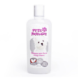 Shampoo para pelaje blanco aroma coco (250 mL.)