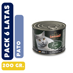 Pack 6 Latas Leonardo - Pato 200 Gr.