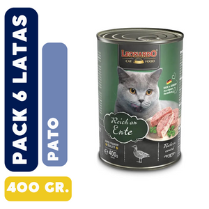 Pack 6 Latas Leonardo - Pato 400 Gr.