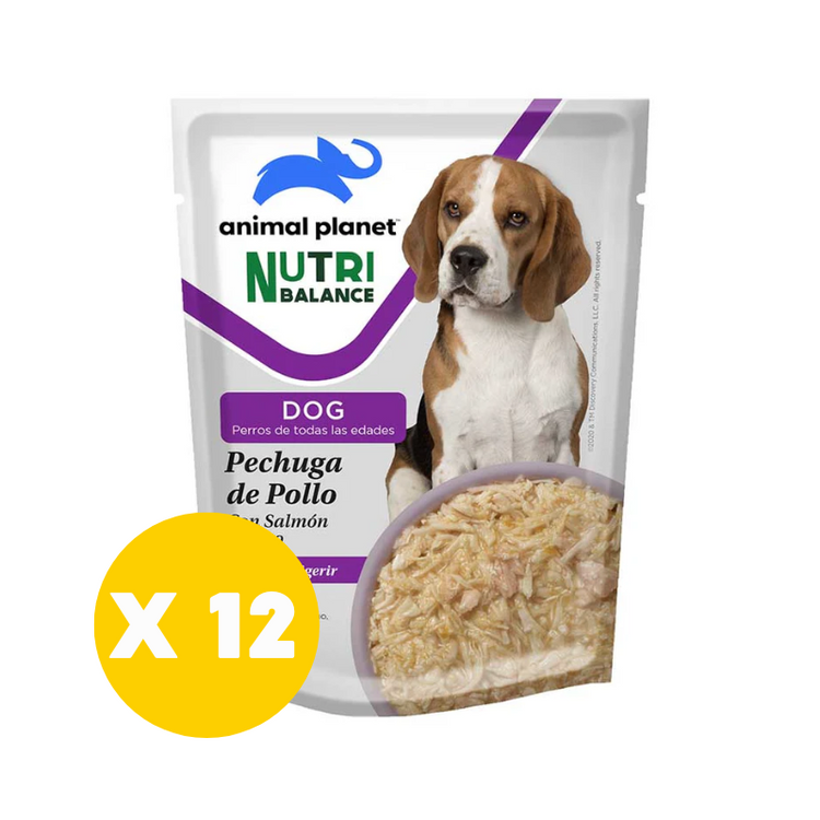 Pack 12 pouch Animal Planet NutriBalance Perros