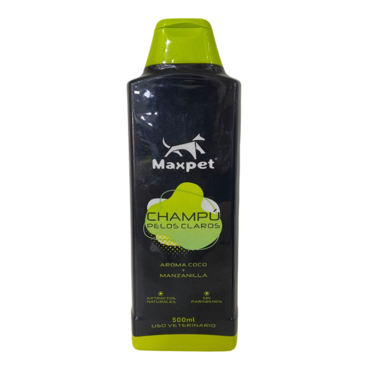 Shampoo para perros de pelo claro 500 mL.