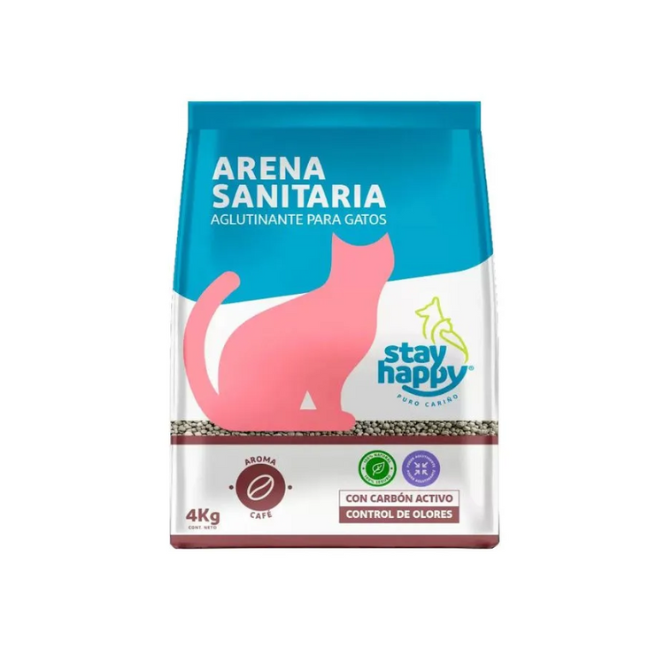 Stay Happy Arena Sanitaria - Aroma Café 4 Kg.