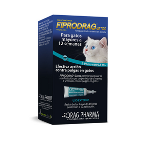 Fiprodrag antiparasitario en pipeta para gatos