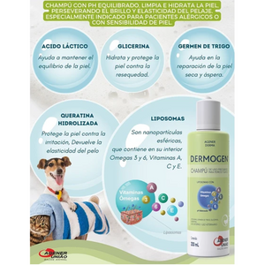 Shampoo Dermogen 200 mL.