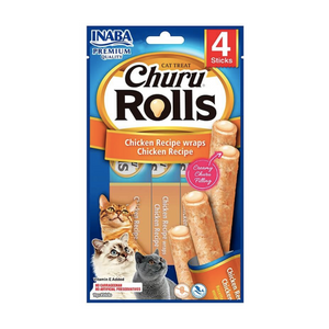 Churu Rolls para gato Pollo (4 un.)