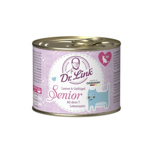 Lata Dr. Link para gatos senior 200 gr.