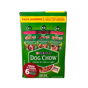 Pack Ahorro Dog Chow (5 pouch/sobres)