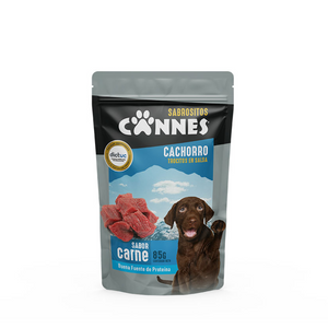 Pouch Cannes para Cachorros - Sabor Carne (85 gr.)