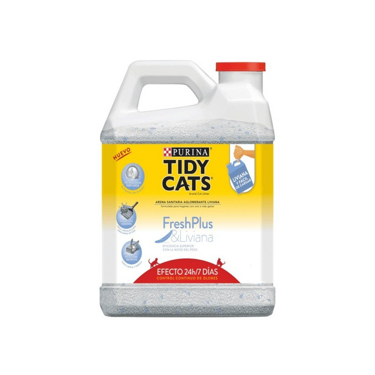 Arena sanitaria Tidy Cats Fresh Plus 2,7 Kg.