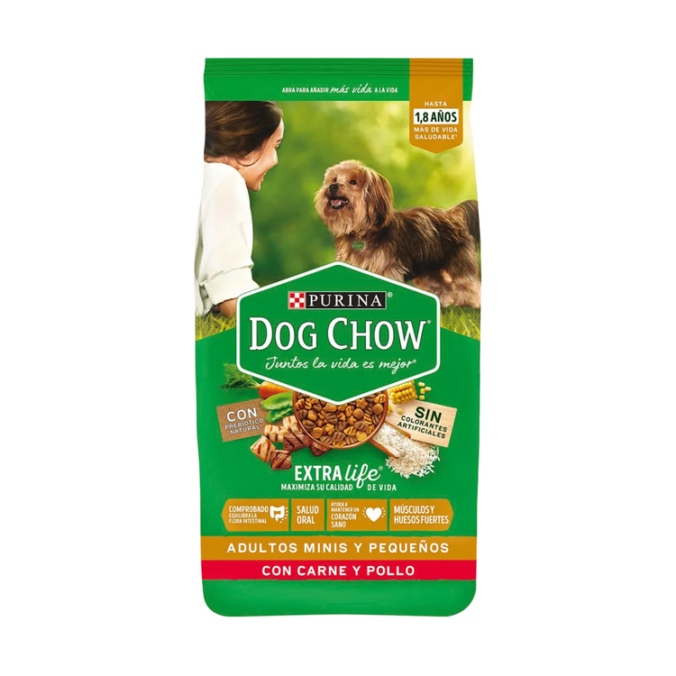 Dog Chow para Perros Adultos Minis y Pequeños - Carne & Pollo