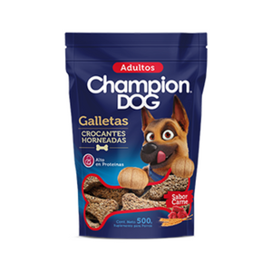 Galletas Champion Dog - Sabor Carne (500 gr.)