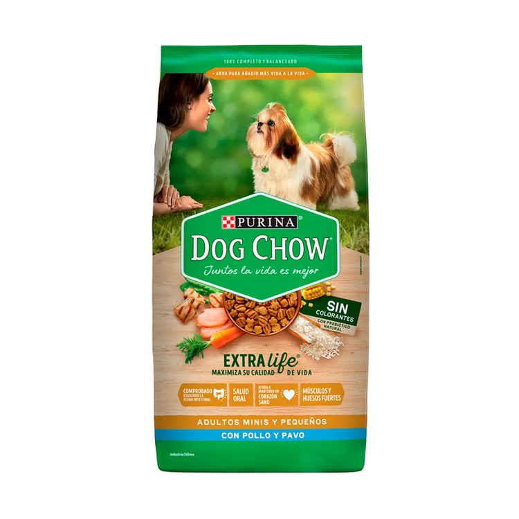 Dog Chow para Perros Adultos Minis y Pequeños - Pollo & Pavo
