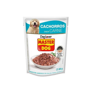 Pouch Master Dog Cachorros - Sabor Carne (85 gr.)