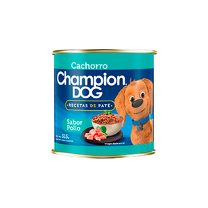 Lata Champion Dog Cachorros Recetas de Paté - Sabor Pollo (315 gr.)
