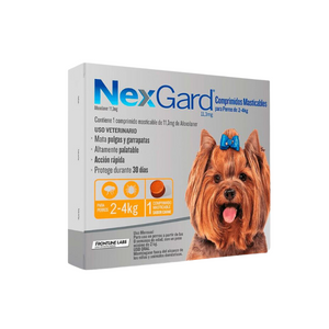 Nexgard - Antiparasitario masticable para perros de 2 a 4 kilos
