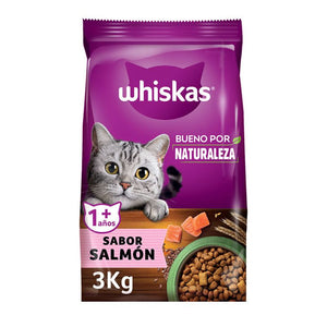 Whiskas para Gatos Adultos - Sabor Salmón 10 Kg.