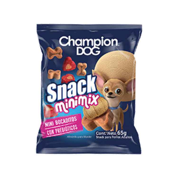 Snack Champion Dog Minimix Razas Pequeñas (65 gr.)