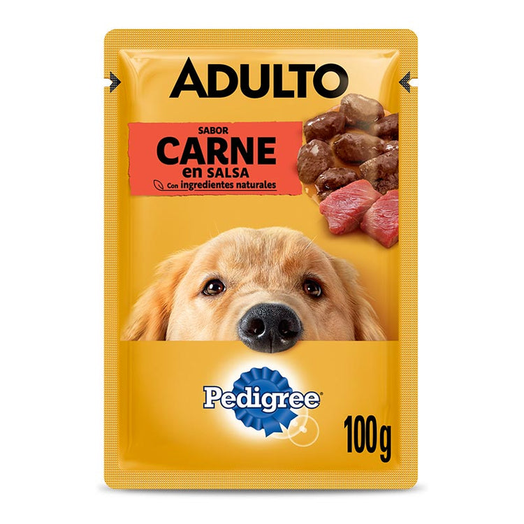 Pouch Pedigree Adulto - Sabor Carne (100 gr.)