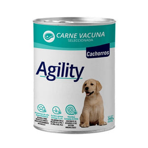 Lata Agility Cachorros - Carne de Vacuno (340 gr.)