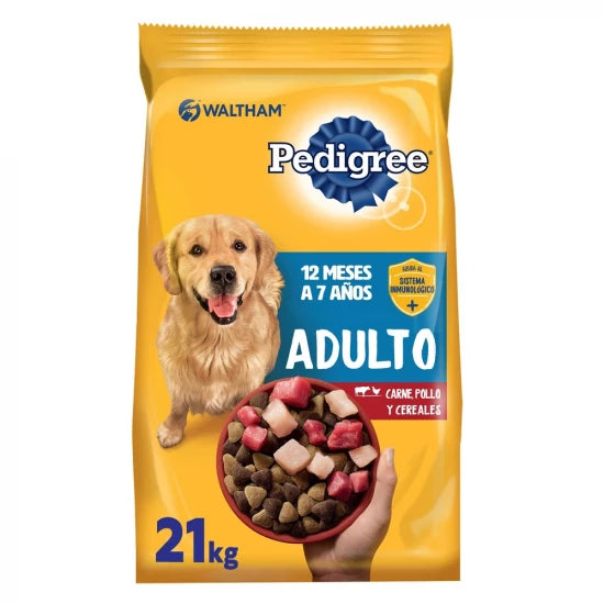 Pedigree Adulto - Sabor Carne, Pollo y Cereales