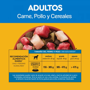 Pedigree Adulto - Sabor Carne, Pollo y Cereales