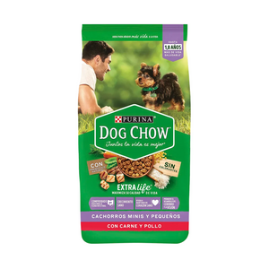 Dog Chow para Cachorros Minis y Pequeños - Carne & Pollo