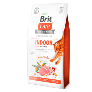 Brit Care para Gatos Indoor Anti-estrés - Chicken