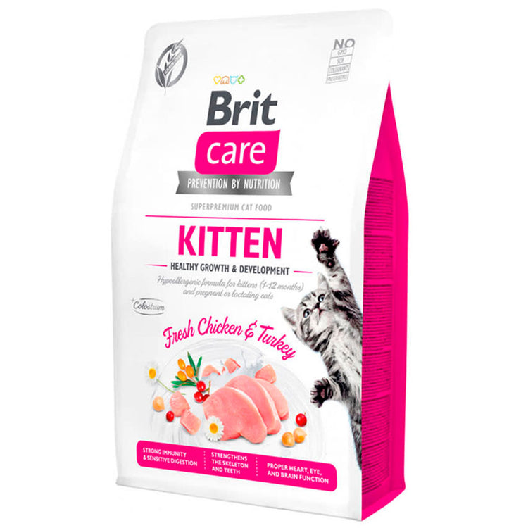Brit Care para Gatos Kitten Healthy Growth & Development - Chicken & Turkey