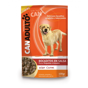 Pouch Can Adulto - Sabor Carne (100 gr.)
