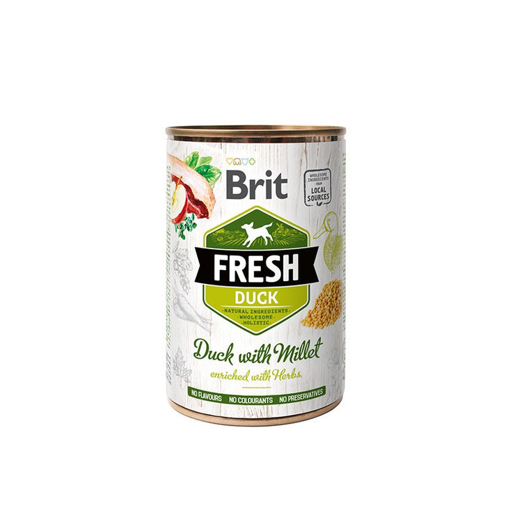 Lata Brit Fresh - Duck with Millet (400 gr.)
