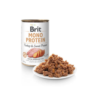 Lata Brit Mono Protein - Turkey & Sweet Potato (400 gr.)