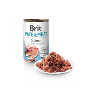 Lata Brit Paté & Meat - Salmón (400 gr.)
